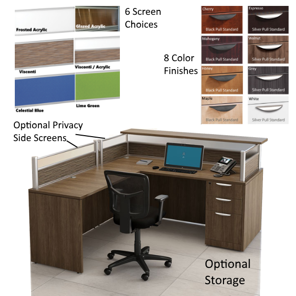 Borders-66-Inch-Wide-L-Shaped-Reception-Desk-Shown-with-Optional-Storage-and-Side-Screens-for-Privacy-Optional-Storage-and-Screens