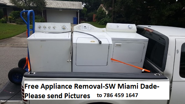 appliance pick up with phone #