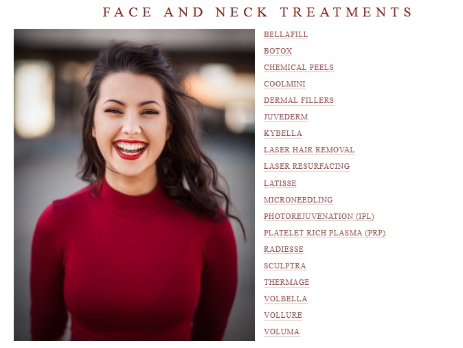 face and neck treatments Philadelphia