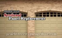 Peachtree-City-garage-door-sectional-panel-replacement