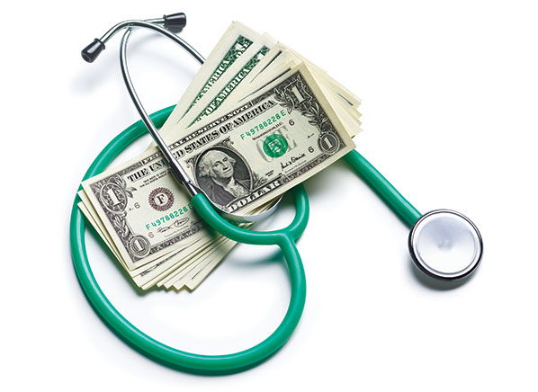 Health_Stethoscope Around Money