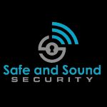 safe and sound logo black background square