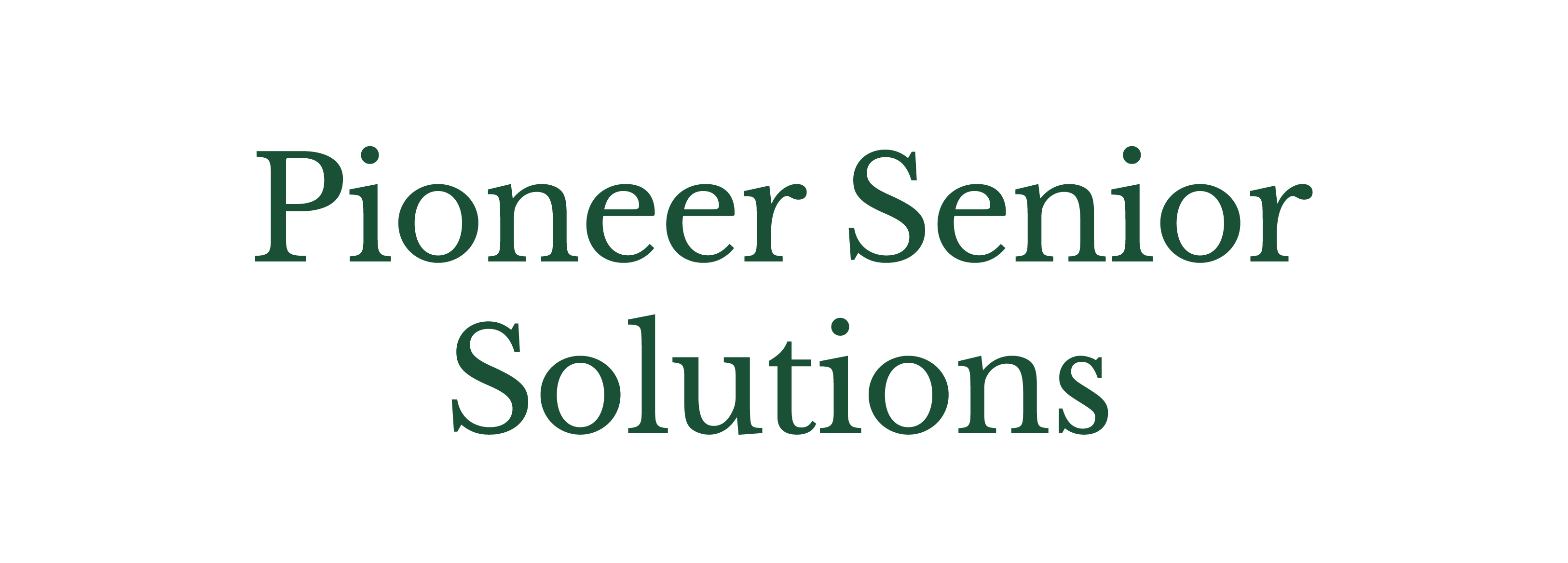 Pioneer Senior Solutions_Logo - Name Only