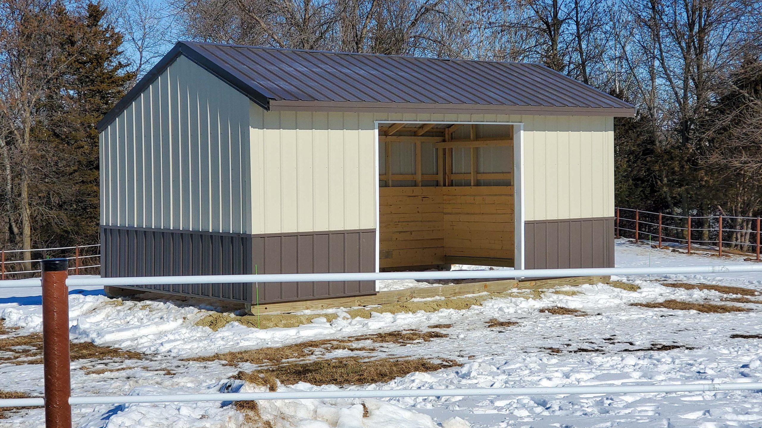 Horse Shelter by Kauffman Structures