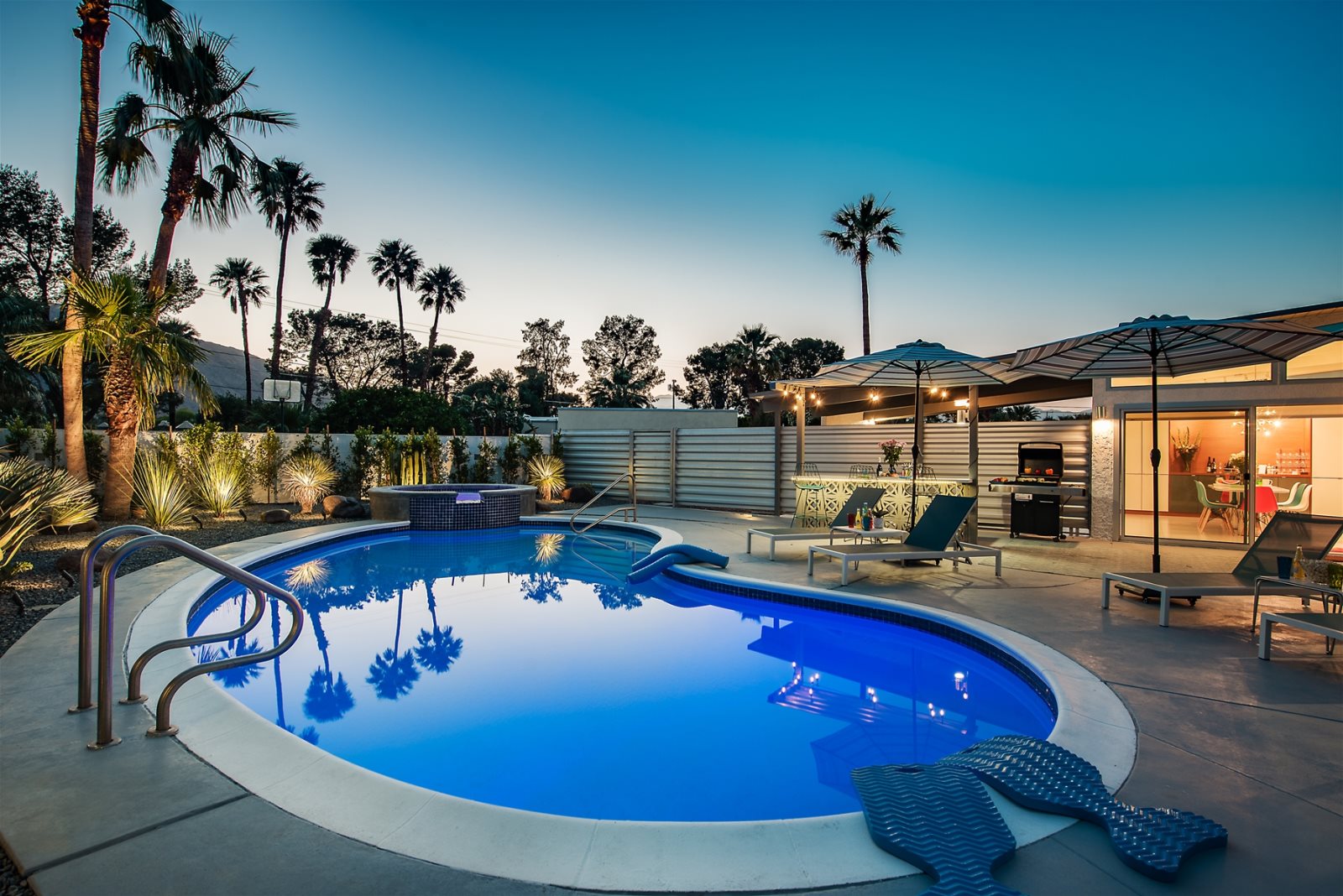 Palm Springs Lemon Drop Swimming Pool
