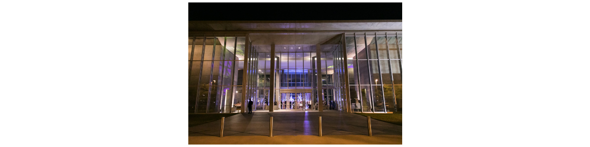 Exterior night shot of The Modern Art Museum of Fort Worth (2)