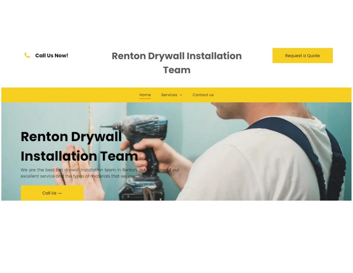 Renton Drywall Installation Team