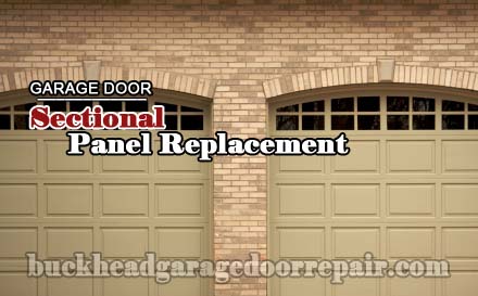Atlanta-garage-door-sectional-panel-replacement