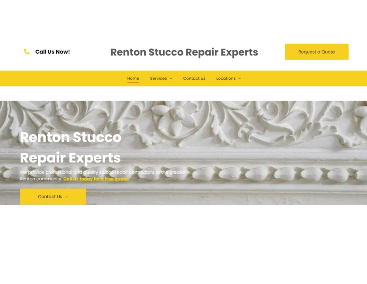 Renton Stucco Repair Experts