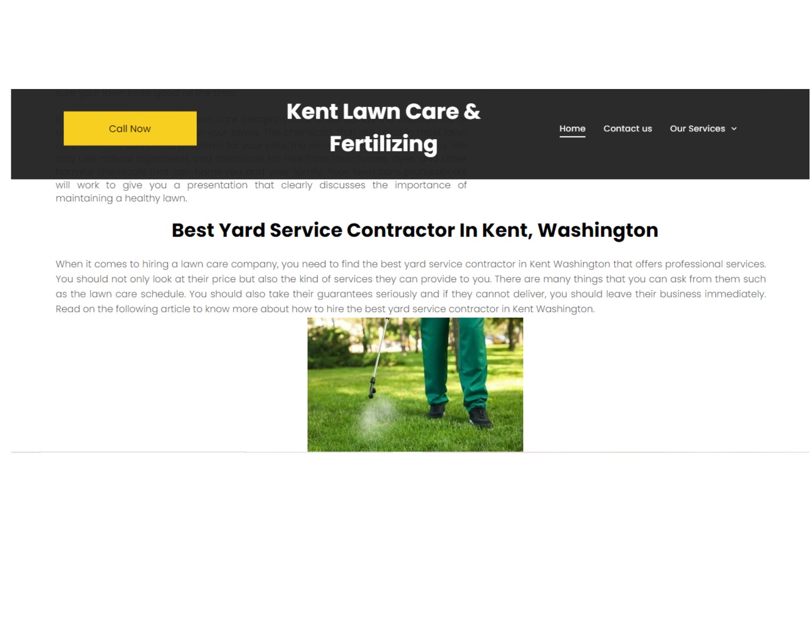Kent Lawn Care & Fertilizing