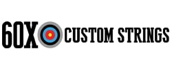 60X Custom Strings Logo