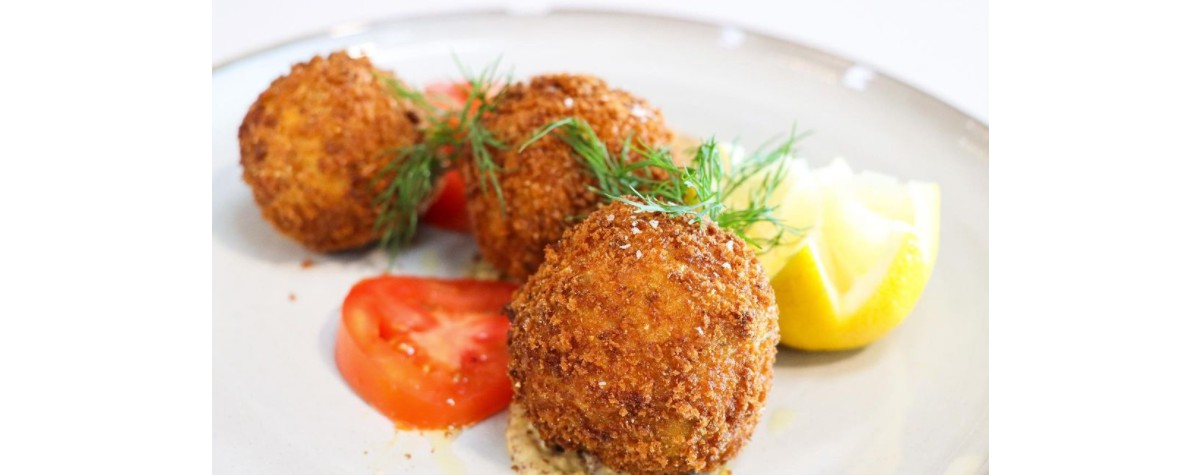 Try our signature boudin balls