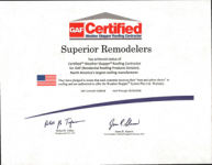 gaf-certification-superior-remodelers