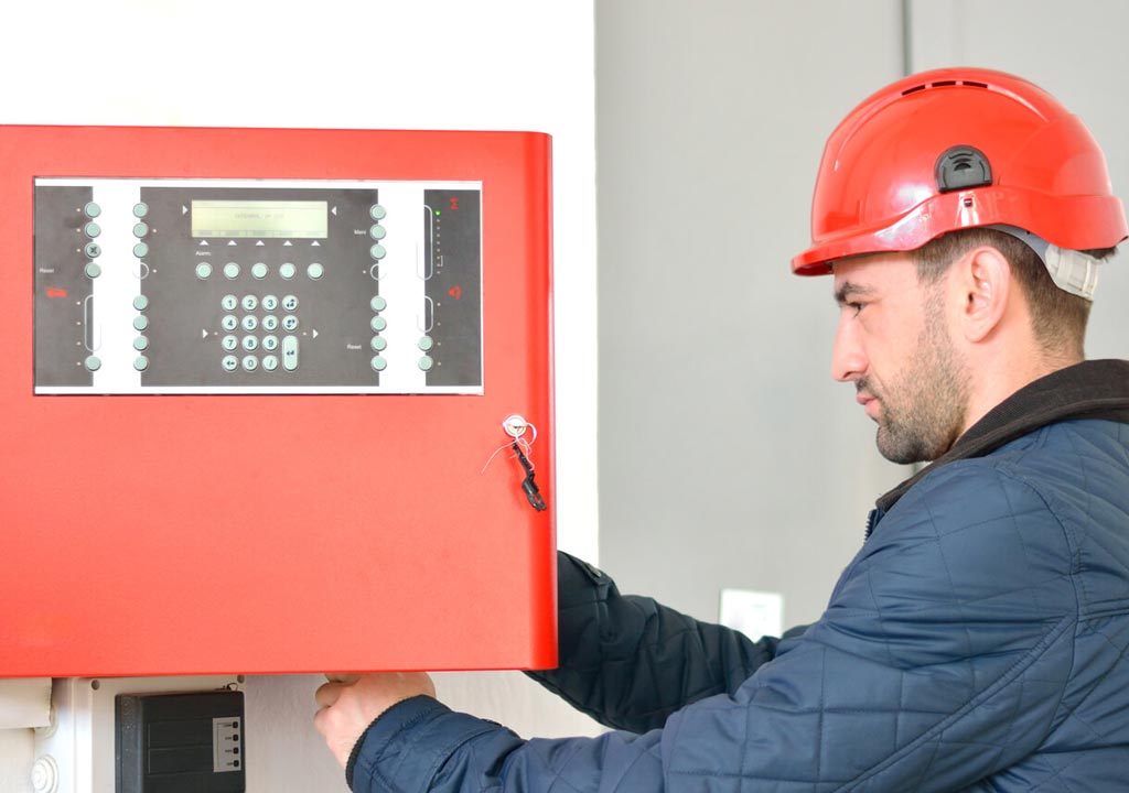 Fire alarm system installers